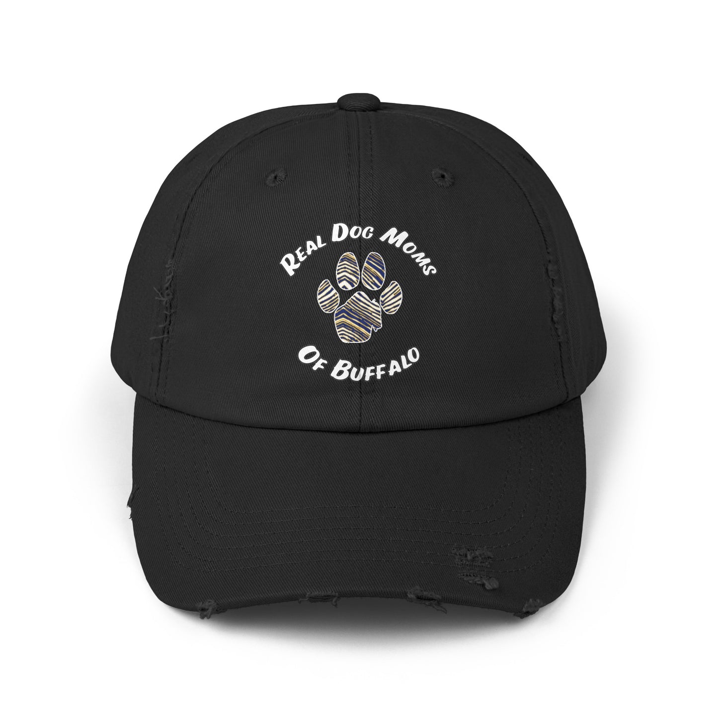 Real Dog Moms of Buffalo Distressed Cap