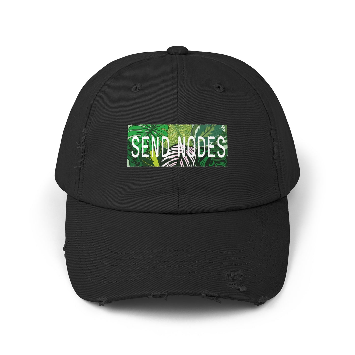 “Send Nodes” Distressed Cap