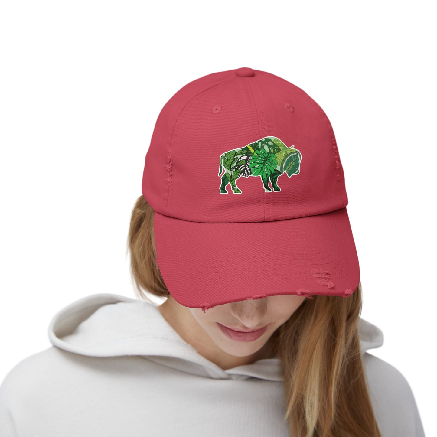 Buffalo Plant Lover Distressed Cap