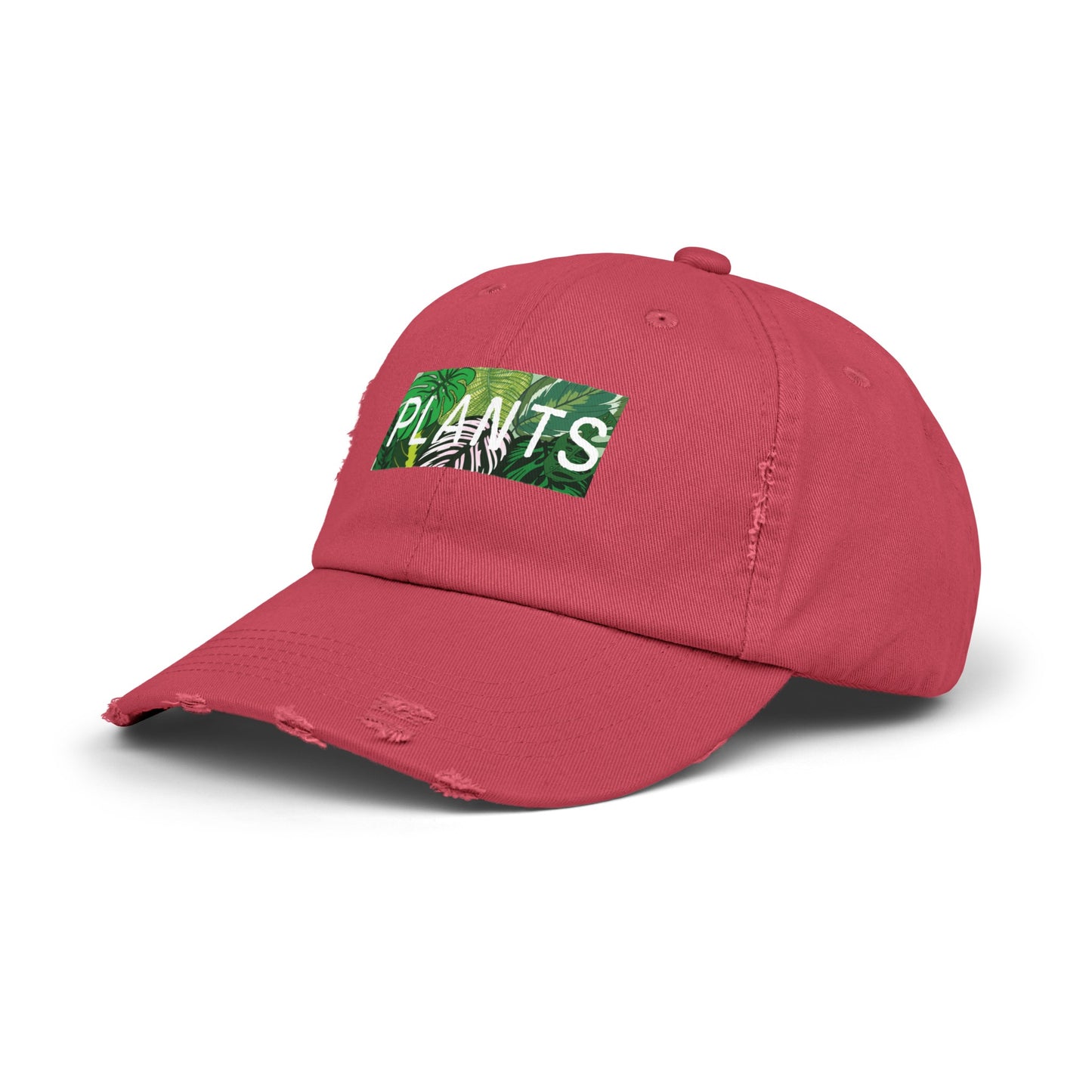 “Plants” Distressed Cap