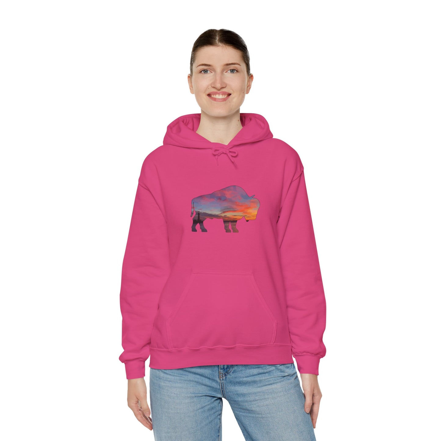 Buffalo Waterfront Sunset Hoodie