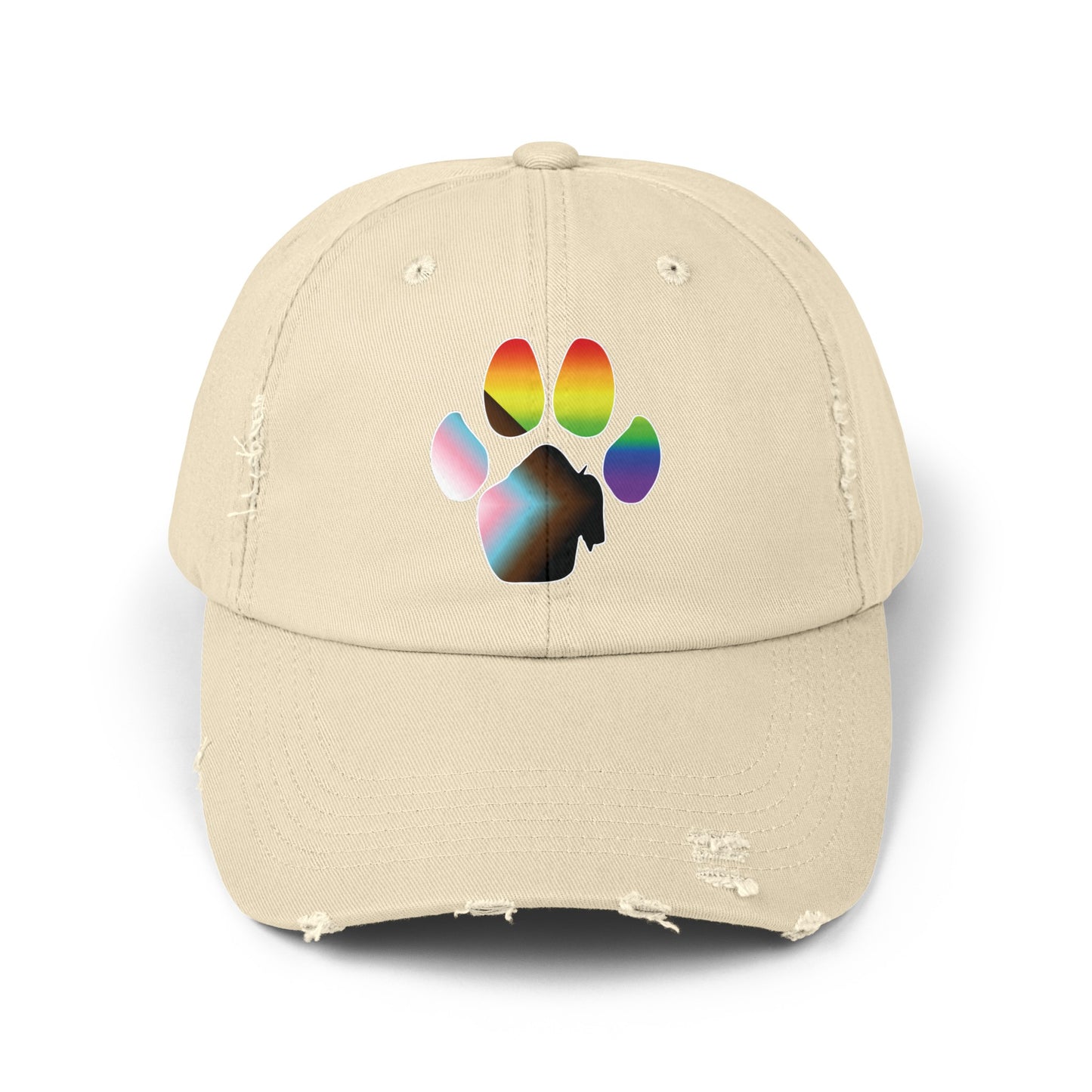 The Pawffalo Pride Distressed Cap