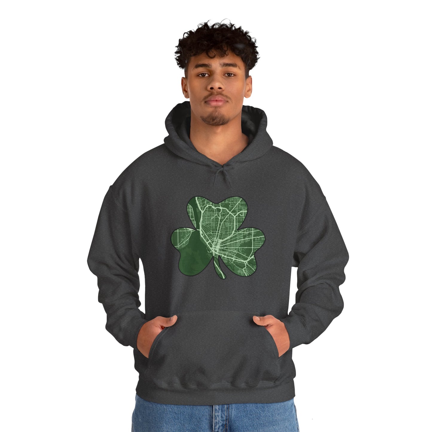 Map of Buffalo St. Patrick’s Day Hoodie