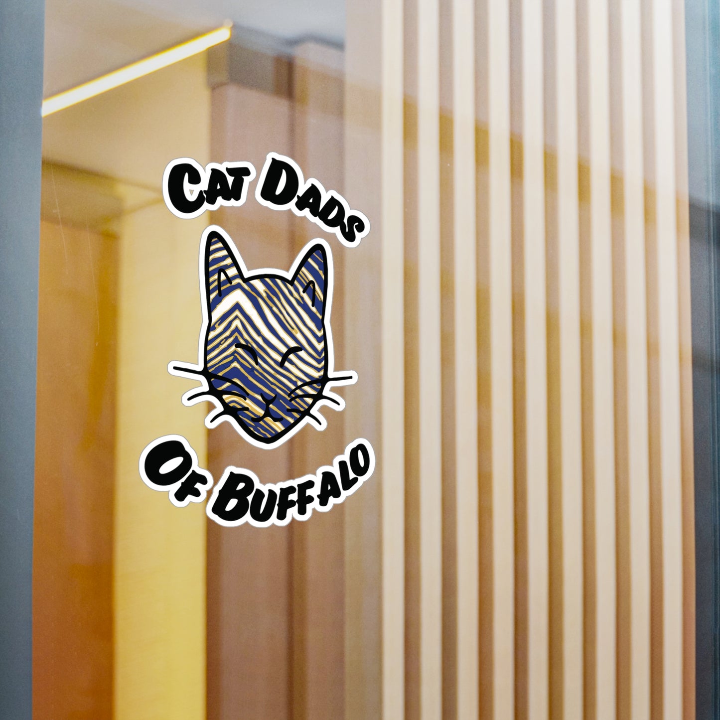 The Cat Dad Vinyl Decal