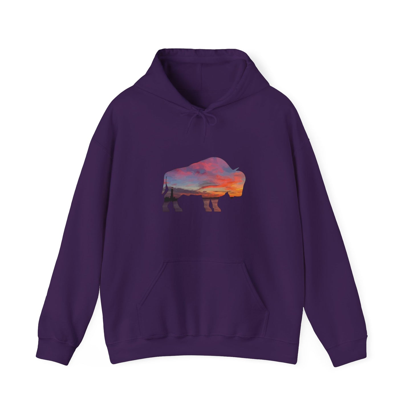 Buffalo Waterfront Sunset Hoodie