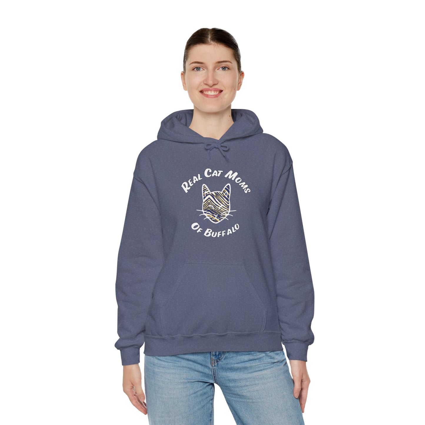 Real Cat Moms of Buffalo Hoodie