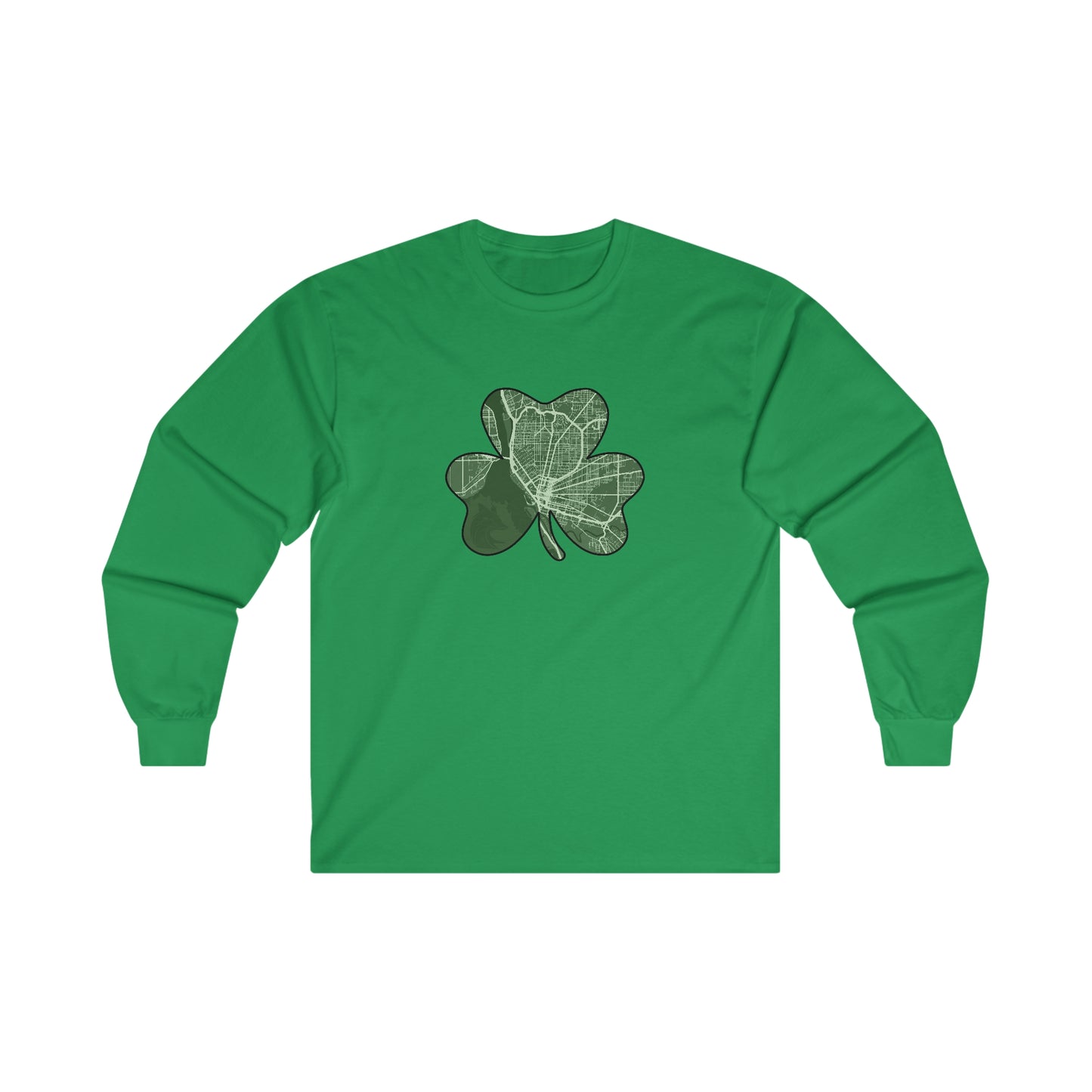 Map of Buffalo St. Patrick’s Day Long Sleeve